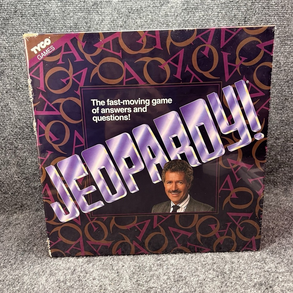 Board Game Jeopardy! 1992 Factory Sealed 2 or More Players Age Teen to Adult New